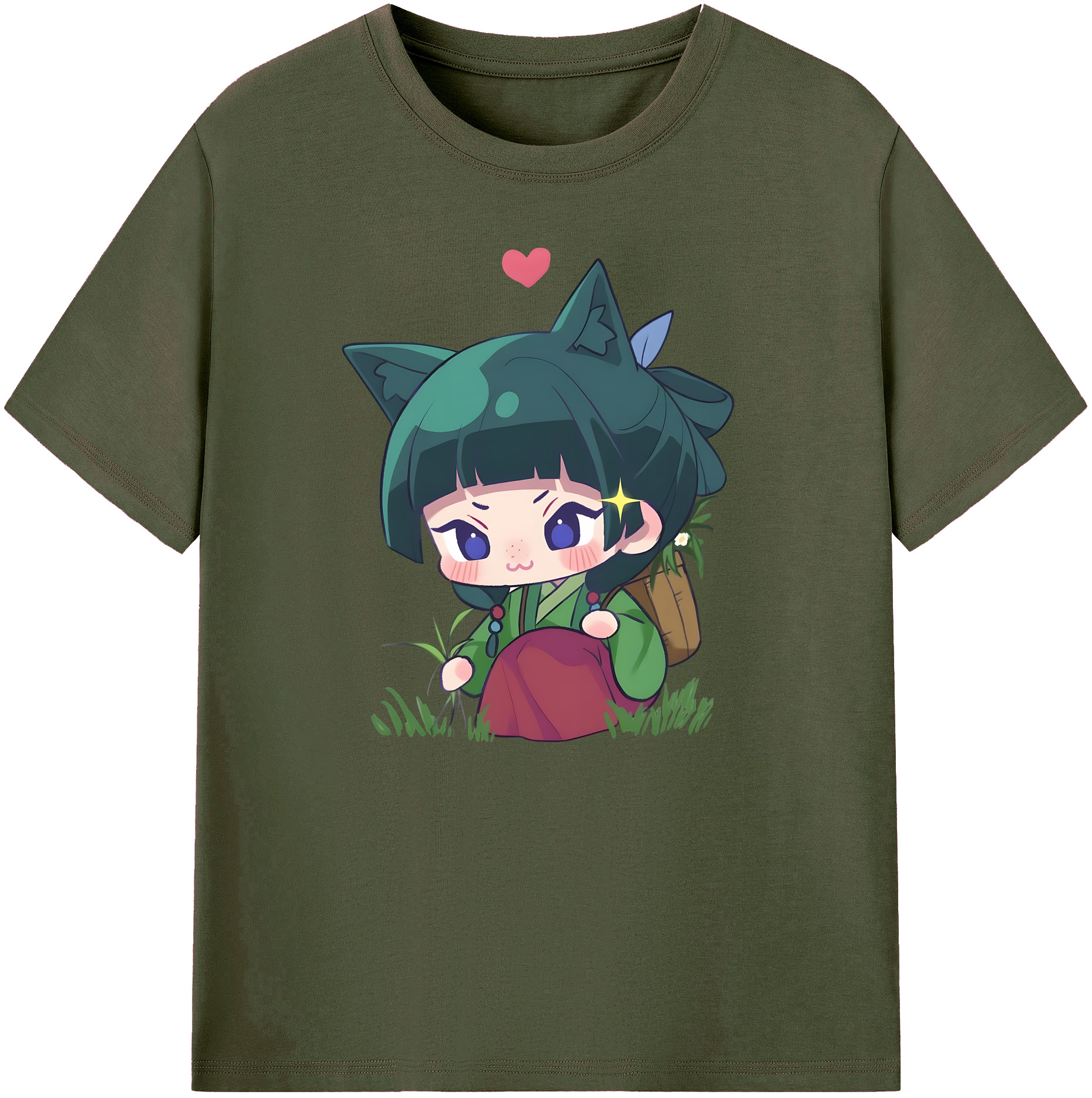 （画像用） 薬屋のひとりごと The Apothecary Diaries 綿100％ メンズ半袖Tシャツ｜肌触りやわらか＆通気性